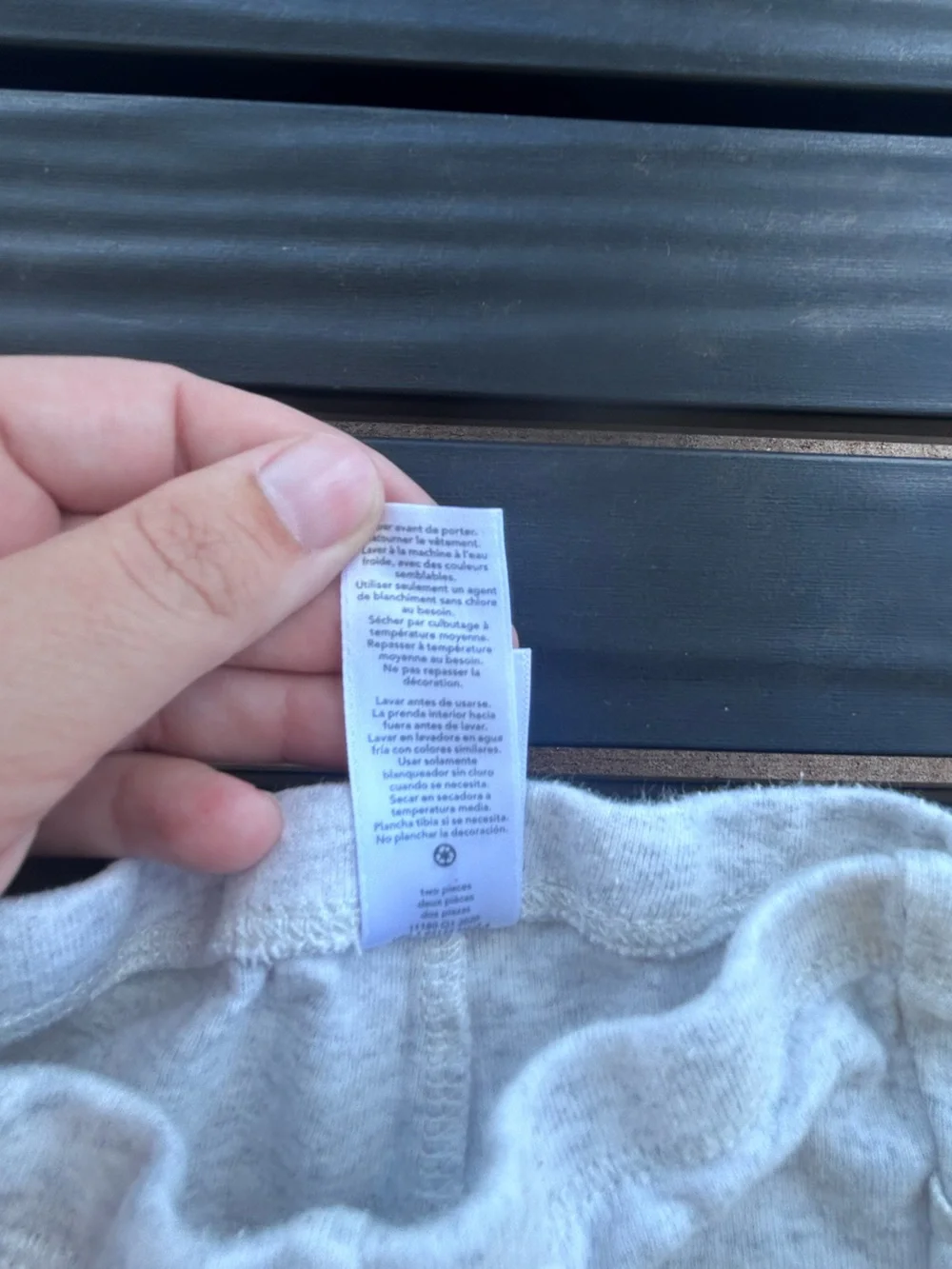 Carter's Light Gray Ruffle Butt Leggings